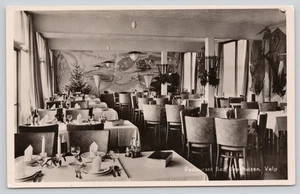 Postal RPPC Vista Interior Restaurante Bad Beekhuizen Velp Países Bajos - Imagen 1 de 5