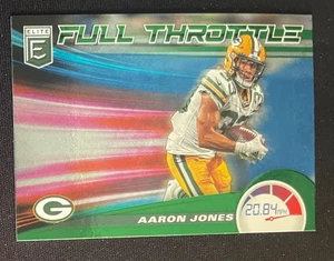 Aaron JONES 2020 Panini Donruss Elite Full Throttle Green #20 Green Bay Packers - Bild 1 von 2
