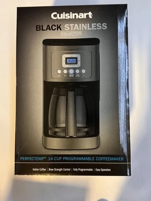 Cuisinart Perfectemp 14 Cup Progammable Coffee Maker Glass Carafe DCC-3200BKSP1 - Image 1 of 4