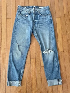 Rag and Bone Rosa Mid-Rise Boyfriend Jeans Größe 26 - gebraucht, in einwandfreiem Zustand - Bild 1 von 12