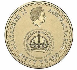 Moneda de dos dólares australianos 2016 de 2 dólares USD CAMBIO BAJA ACUÑACIÓN CIRCULADA - Imagen 1 de 1