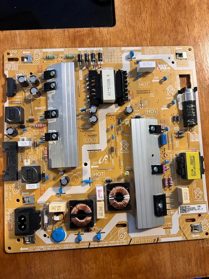 BN44-01058A,BN44-01058B,BN44-01059A POWER SUPPLY BOARD FOR TV SAMSUNG QE50Q60TA - Image 1 of 1