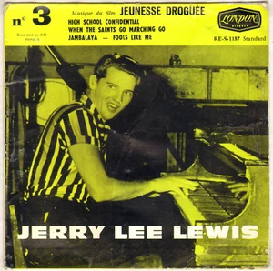 JERRY LEE LEWIS "HIGH SCHOOL CONFIDENTIAL" ROCK AND ROLL EP 1960 LONDON 1187 - Bild 1 von 4