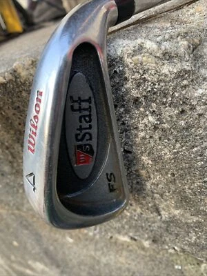 Wilson Staff FS Stiff Flex Steel Fat Shaft Right Hand 4 Iron - Image 1 of 4