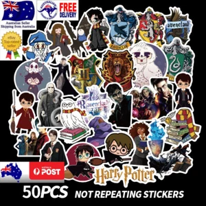 50PCS Harry Potter Vinyl Decal Sticker For Laptop Luggage Skateboard bottle - Picture 1 of 8