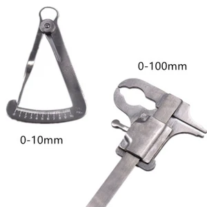 Dental Gauge Caliper Ruler/Gauge Vernier Ruler Stainless Steel Measuring Tool - Picture 1 of 13