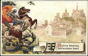 Postkarte "Kavallerie-Anwendungsschule Pinerolo" gereist 1914 - Bild 1 von 2