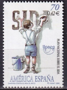 ESPAÑA - 2000 - America UPAEP Edifil 3767 - Campaña contra Sida - Picture 1 of 1