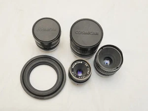 Cosmicar Television Vintage Pacchetto di obiettivi giapponesi, 16 mm, 50 mm, 1:1.4, 1:1.6 - Foto 1 di 15