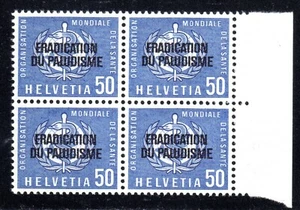 1962 Switzerland SC# 5035-For the World Health Organization-Block of 4 - M-NH -1 - Picture 1 of 1