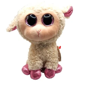Ty Beanie Boo Twinkle The Easter Lamb Big Pink Eyes - Imagen 1 de 6