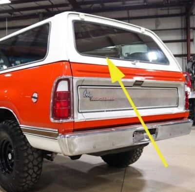 fits 1974 - 1980 Dodge Ramcharger  Trailduster rear liftgate glass weatherstrip - Image 1 of 3