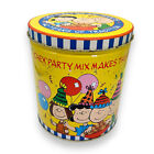 Vintage Chex Party Mix W/ Peanuts Gang Tin 40th Anniversary 1990s Charlie Brown