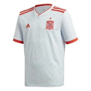 Maglia Adidas Spagna 2018-2019 Away - Blu/Arancione Taglia S - Foto 1 di 2