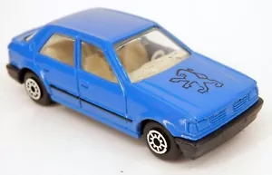 Europeo 1983-1987 Renault R25 5 puertas hatchback azul juguete escala 1/64 - Imagen 1 de 2