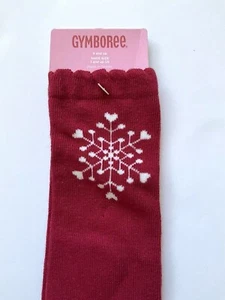 NWT Gymboree 2008 WINTER SNOWFLAKE Holiday Red Snowflake socks 3 4 5 6 7 8 9 10 - Picture 1 of 3