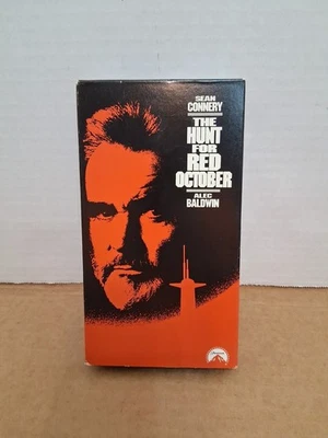 The Hunt for Red October (VHS 1990) Sean Connery, Alec Baldwin, Spy Drama,  - Image 1 of 4