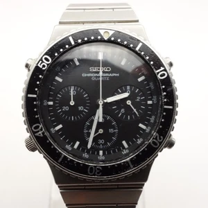 Seiko Quarts Analog Chronograph 7a28-7040 1982 - Picture 1 of 16
