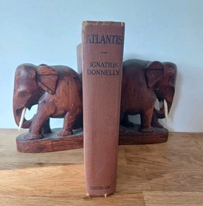 ATLANTIS: DIE VORSINTFLUTLICHE WELT VON IGNATIUS DONNELLY ILLUSTRIERTER Buch undatiert - Bild 1 von 14