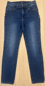 NYDJ Womens Alina Skinny Jeans UK10 Blue Stretch Not Your Daughters US6 EU36 - Picture 1 of 14