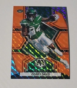 2022 Panini Mosaic #216 Corey Davis Mosaic Reactive Orange Jets - Picture 1 of 2