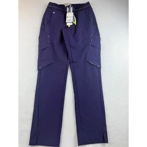 Pantaloni FIGS Soeng Petite Scrub XXS Collezione Tecnica Viola Cargo - Foto 1 di 10
