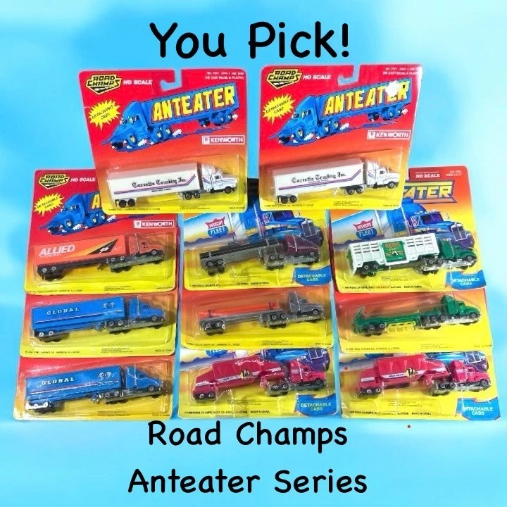 ¡Tú eliges! Camión Kenworth Road Champs Anteater #7372 diecast 1988 1990 nuevo en caja original Foto 1 de 1