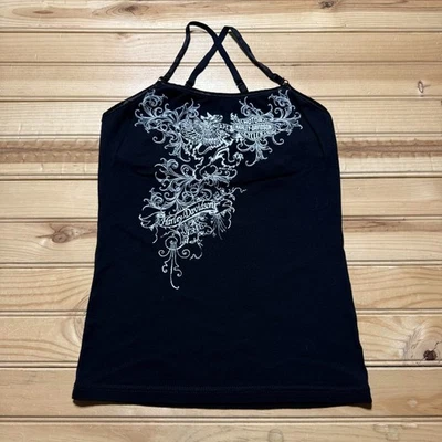 Harley-Davidson Sturgis Южная Дакота Украшенная Байкерская Майка Сделано в США Размер Средний - Изображение 1 из 4