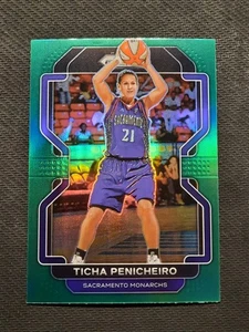 2022 WNBA Prizm Green #76 Ticha Penicheiro Sacramento Monarchs - Picture 1 of 11