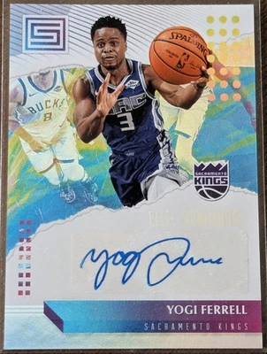 Yogi Ferrell 2018 Status Elite Signatures #ES-YF Auto Autograph Sacramento Kings - Image 1 of 3