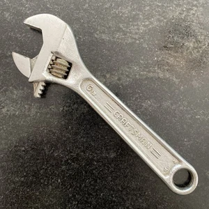 CRAFTSMAN 6" ADJUSTABLE WRENCH  MADE IN USA 944602 G2183 - Picture 1 of 6