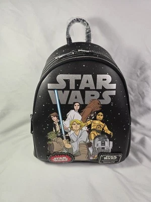 Mini Mochila Loungefly 2024 Parques Disney Star Wars Celebrate the Saga GITD NUEVA CON ETIQUETAS Foto 1 de 4