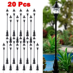 20x Lámpara LED Luz de Calle Modelo Ferrocarril Escala N Diseño de Iluminación Blanco Cálido - Imagen 1 de 29