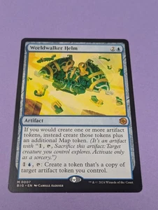 MTG Magic: The Big Score: Worldwalker Helm #0007 Mythic - NM - Picture 1 of 2