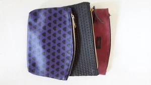 Lot of 3 IPSY Makeup Travel Zipper Bags Assorted Pre-owned - Picture 1 of 9