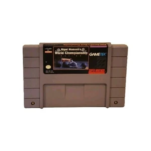 Nigel Mansell’s World Championship Racing (SNES,Super Nintendo) Cartridge Only  - Picture 1 of 4