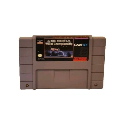 Nigel Mansell’s World Championship Racing (SNES,Super Nintendo) Cartridge Only  - Image 1 of 4