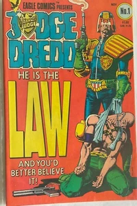 Judge Dredd. #1 Eagle Comics, 1983. 1st U.S. appearance of Judge Dredd - Picture 1 of 2