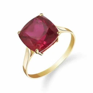  Fede nuziale in argento sterling 925 massiccio 6,00 carati, anello fatto a mano, anello con rubini - Foto 1 di 4