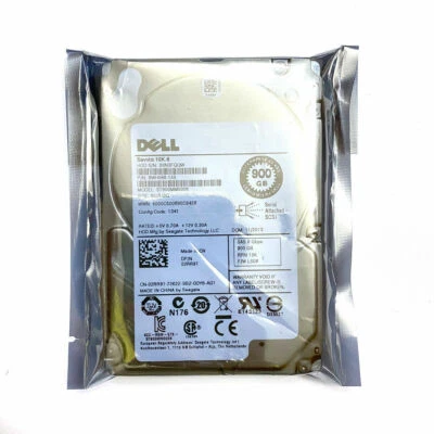 Dell ST900MM0006 900G SAS 10K 2.5-inch server hard drive 02RR9T - Image 1 of 3