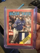 2023 Topps Series 2 Vladimir Guerrero Jr Game Worn Relic Patch Red #’rd 2/25