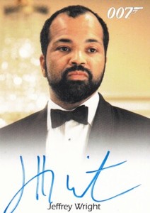 James Bond Full Bleed Autograph Card Jeffrey Wright as Felix Leiter  # 2