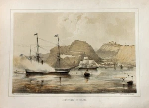 St. Helena Jamestown USS Mississippi US Navy Steam Frigate M. Perry Segelschiff - Bild 1 von 1