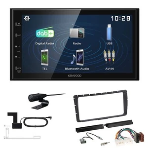 Kenwood 2DIN DAB+ Autoradio für Toyota Hilux ab 2011 schwarz - Bild 1 von 5