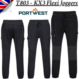 Portwest KX3 Stretch Jogger schmale Hose passend für flexible elastische Cargohose T803 - Bild 1 von 10