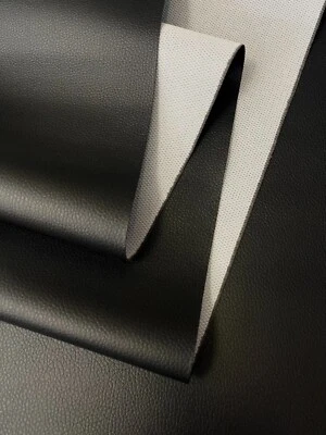 50+ Colores Tela Vinilo Imitación Cuero Tapicería Automática 56" Ancho Continuo Por Yarda Foto 1 de 4