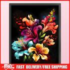 Full Embroidery Eco-cotton Thread 11CT Printed Gladiolus Cross Stitch (szx2425)