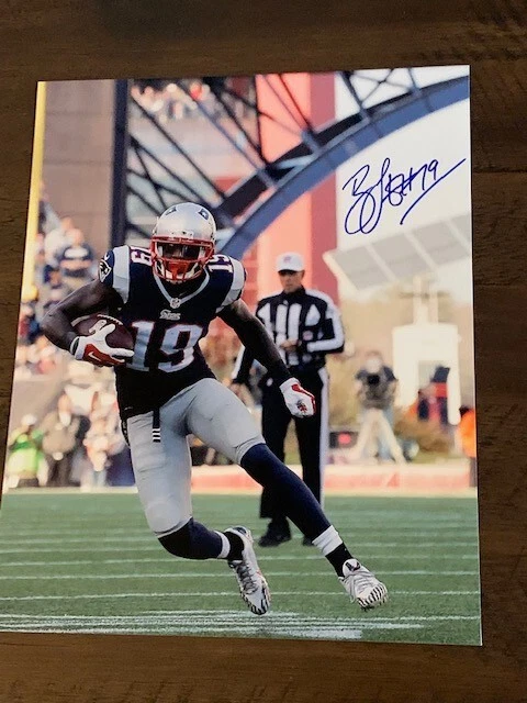 Patriots Brandon LaFell  Autographed 8x10 Pose 3 - Image 1 of 1