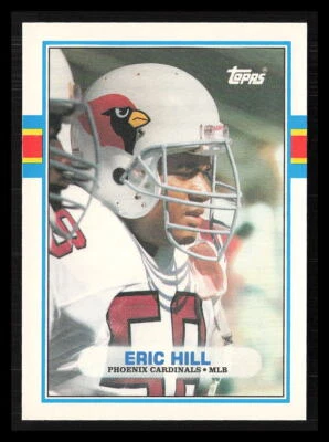 Eric Hill 1989 Topps Traded #87T  Phoenix Cardinals Rookie - Image 1 of 2