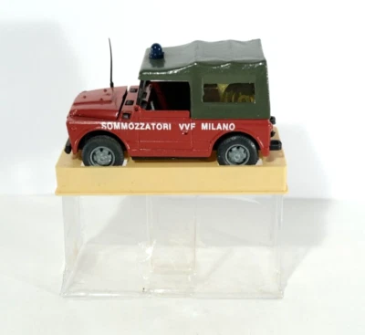 Coches antiguos Italia Fiat Campagnola VVF Milano 1/43 comercial diecast modelo juguete A3. Foto 1 de 4